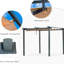 Auvent rétractable pour pergola pour l'extérieur - Patio de jardin en aluminium, abri de cour et avec, protection, structure
