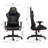 Inbox Zero Gaming Chair With Zodiac Star Sign Poker Crown Adjustable Reclining Ergonomic Swiveling PC & Racing Game Chair in Black