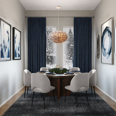 Manrique Eclectic 1 Light Goose Feather Chandelier