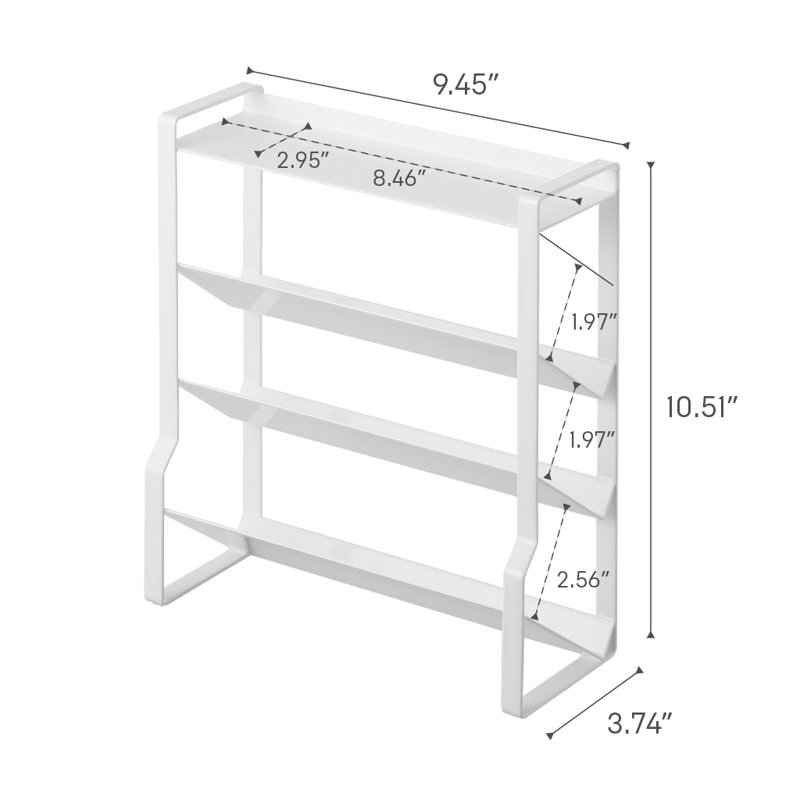 Support à épices Yamazaki Home, Blanc