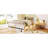 Storage Queen Size Platform Bed MDF Clean White With Built-in Bookshelf LED and Drawer For Bedroom-2122851266