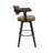 29.9" Modern Swivel Upholstered Bar Stool With Solid Wood Frame  (Set Of 2)-1638089954