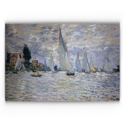 La régate des bateaux à Argenteuil - Reproduction
