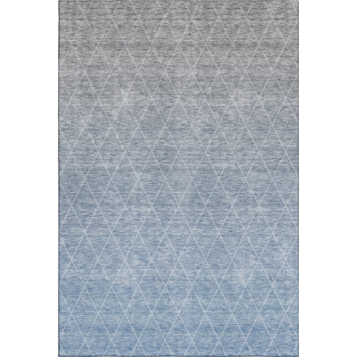 Premium Machine Washable Verrett AMF1175 Geometric Rug