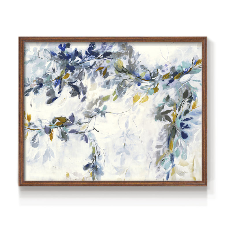 Gentle Gestures - Impression encadrée - Restickable, H 11 po x l 14 po, Noyer