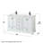 Deborah 60'' Double Bathroom Vanity with Marble Top-97738972-97754504-97738967