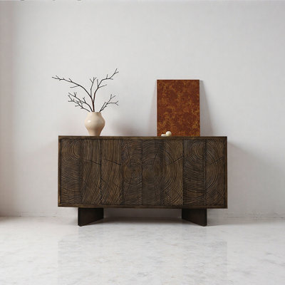 European-style retro minimalist sideboard
