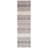 Jacques Hand Woven Wool/Cotton Striped Rug in Gray/Ivory-1662975466