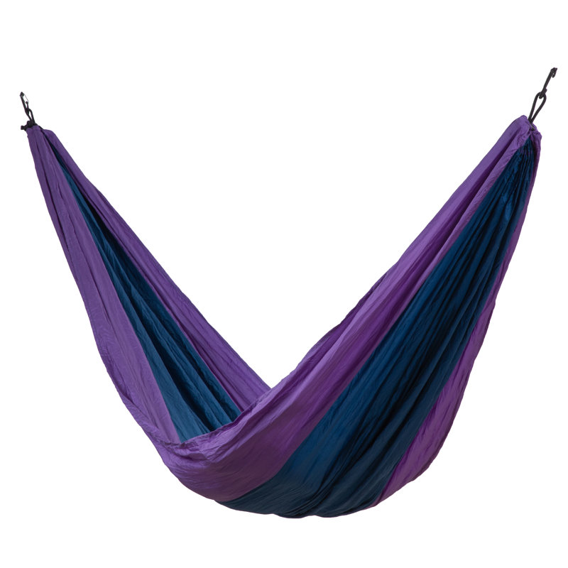 Double hamac de camping, Mauve / bleu