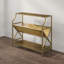 81.3cm H x 91.4cm W Iron Etagere Bookcase