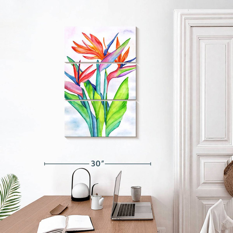 Strelitzias Harnek, H 32 po x l 20 po