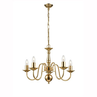 Delft 5 - Light Shaded Chandelier