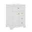 Meuble-lavabo 24 po avec lavabo, 3 tiroirs et armoire avec support de porte à 2 niveaux, tiroirs-121450691