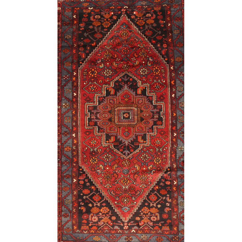Tapis sud-ouest Mehroon / noir / crème, Rectangle 2 pi x 3 pi