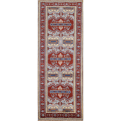 Tapis de couloir oriental géométrique 3x8