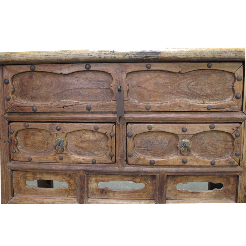 Carved Early 19th Century Elm Console