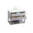 Felicity 42'' Single Bathroom Vanity with Engineered Marble Top-1480704430