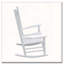Chaise berçante en bois massif-934143602