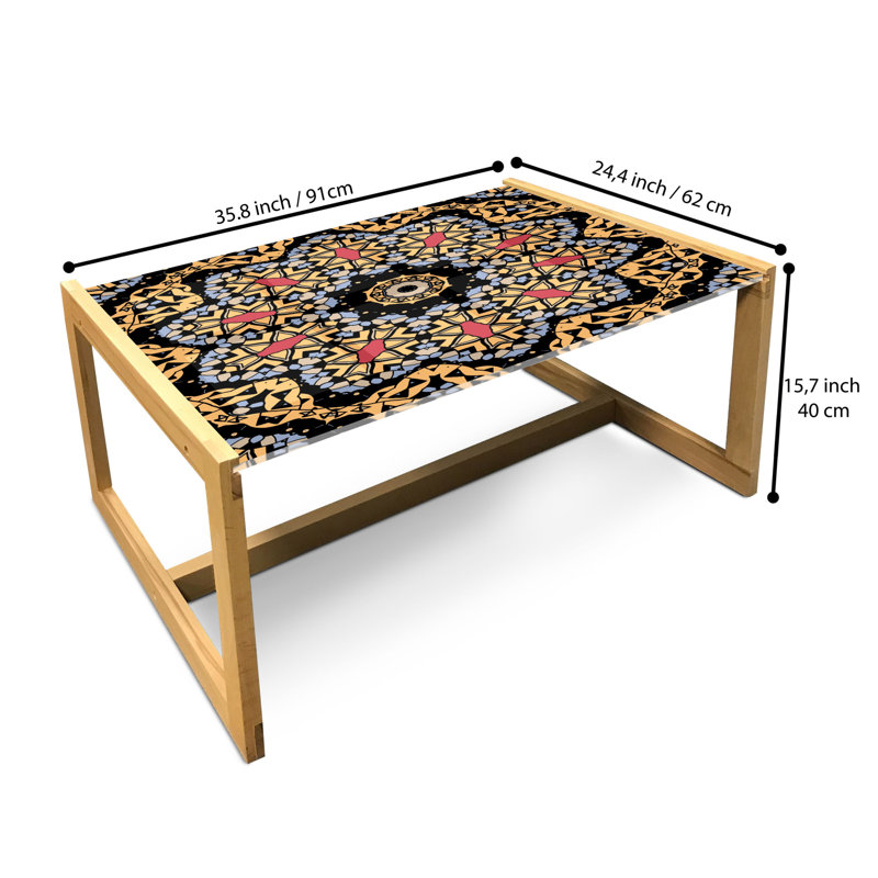 Jamiir Sled Coffee Table, 90cm H x 62cm W x 40cm D