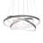 48" Wide Anillo 4 Ring Cascading Pendant