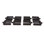 Bed Wheel Stoppers for Furniture Casters to Prevent Movement and Protect Floors on Smooth Surfaces - Set of 8