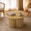 80 cm Wooden Round Coffee TableTable for Living Room