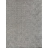 Demani Wool Chevron Area Rug in Mist