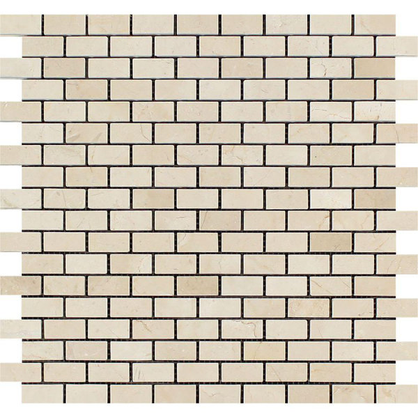 Marble Brick Joint Mosaic Wall & Floor Tile