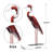 21"H Handmade Metal Heron Statue, 100% Hand-Painted Bird Figurine Décor, Rustic Handicraft Artwork For Bird Lovers-1769890341