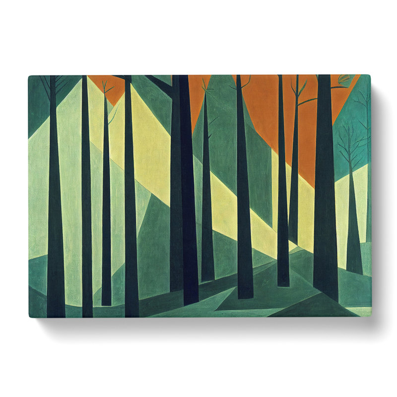 Resplendent Abstract Forest - Wrapped Canvas, 50cm H x 76cm W x 3cm D