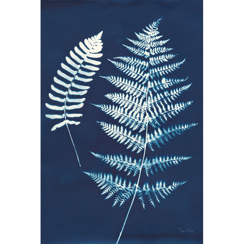 Nature by the Lake - Ferns V 1 Piece Wall Art on Canvas, 46cm H x 30cm W