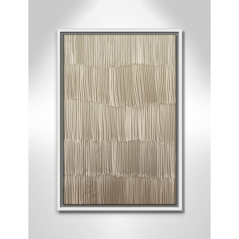 Linear Calm I Print par , Flotteur blanc, H 19,5 po x l 13,5 po