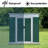 Outdoor Garden Shed 6Ftx4Ft, Pent Roof, Tool & Equipment Storage, Green-119290786-119290785