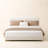 Full Size Boucle Bed Frame, Upholstered Cloud Bed Frame with Adjustable Headboard, Solid Wood Legs, Rounded Corners Design & Easy Assembly – Modern Platform Bed,Cream-1310644478