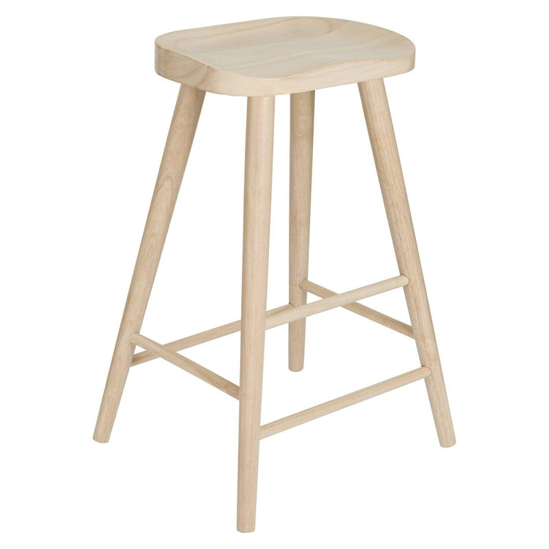wash Bar Stool, White