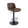 Almeida Swivel Upholstered Adjustable Height Bar & Counter Stool with Metal Frame