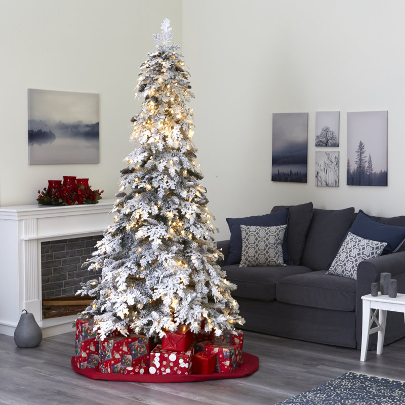 Lighted Artificial Christmas Tree, 96in.