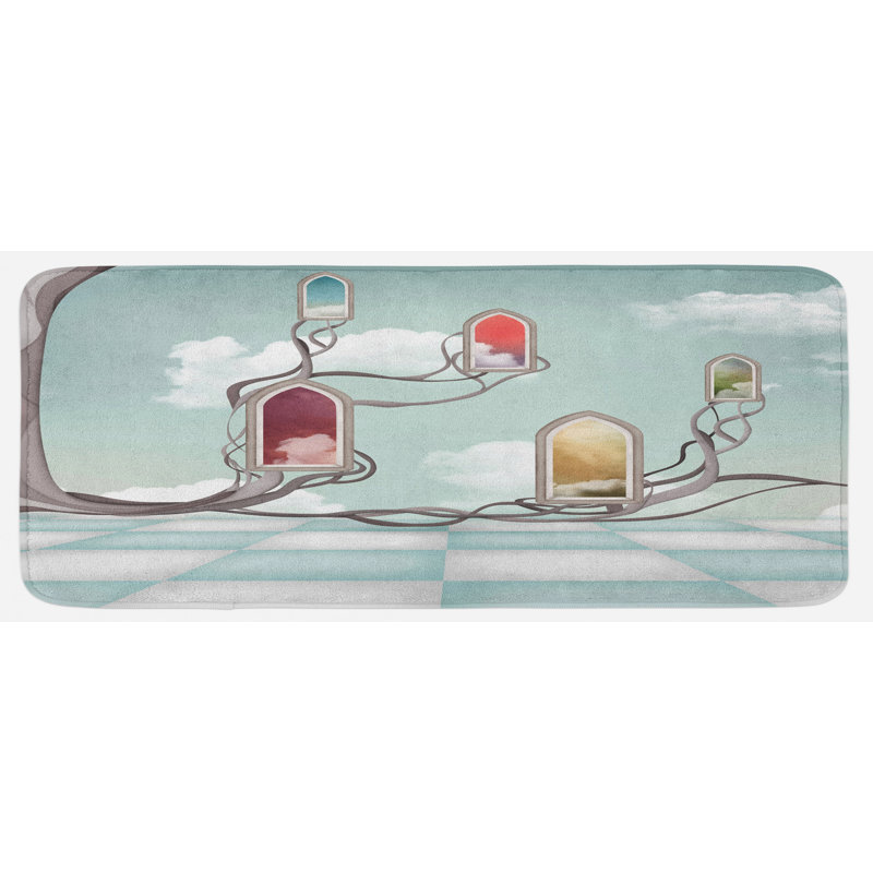 Modern & Contemporary Polyester Kitchen Mat