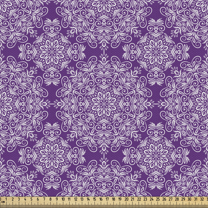 Tissu mandala mauve Ambesonne, l 58 po x L 72 po