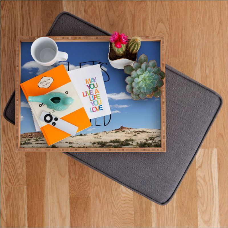 Plateau de table repose-pieds/café permet d’exécuter