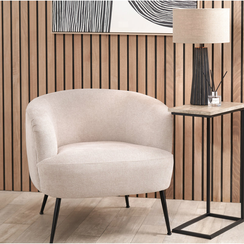 Stockville Upholstered Chenille Club Chair