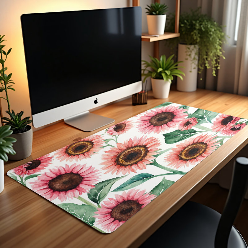 Polyester Desk Pad, 14.4x12.1