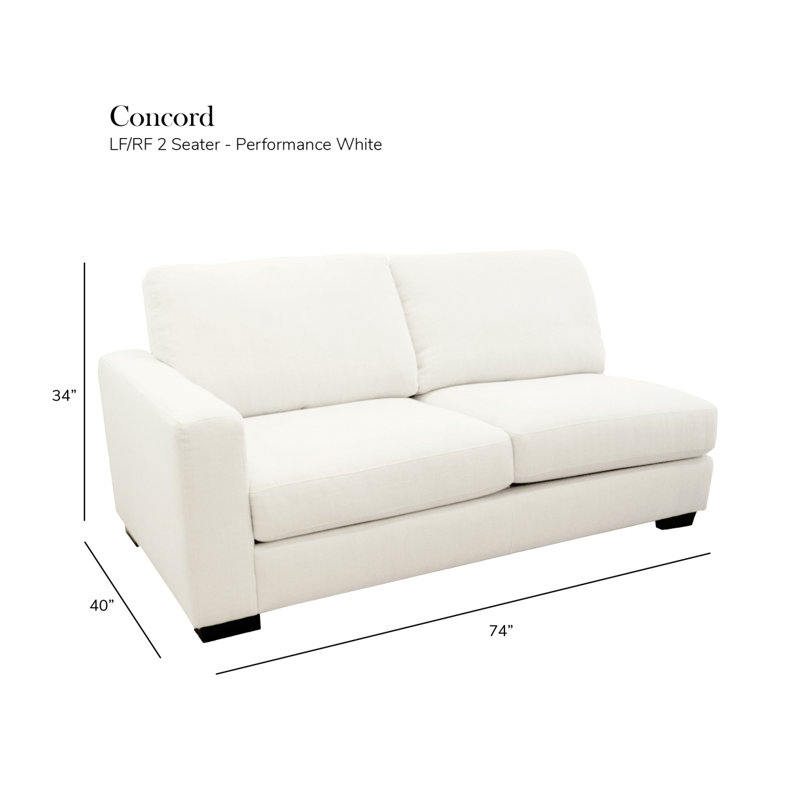 Canapé modulaire 2 pièces Modern Sofa
