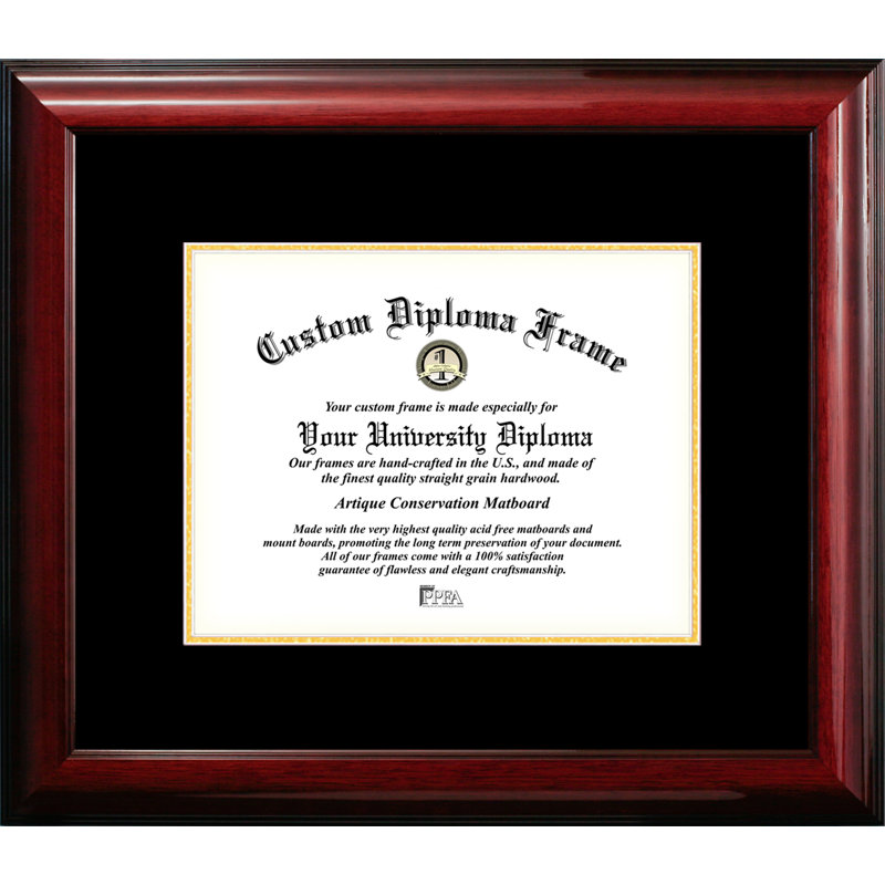 Cadre photo de tapis classic, Acajou