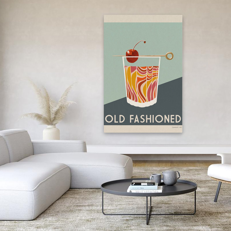 Affiche de cocktail Mid-Century moderne IV, H 60 po x l 40 po