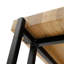 Luka Oak Wood Side Table Large
