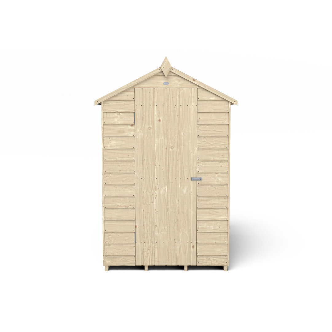 4life Pressure Treated 4x6 Apex Shed - No Window