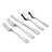 KitchenTrend 20-Piece Stainless Steel Flatware Set – Service for 4 (Includes Dinner Knives, Forks, Spoons & Teaspoons), Dishwasher Safe, Elegant Tableware for Home Dining, Restaurant, Wedding
