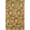 Wool Abstract Area Rug in Gold