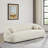 Armi 83.8'' Japandy Style Boucle Fabric Sofa-346465729